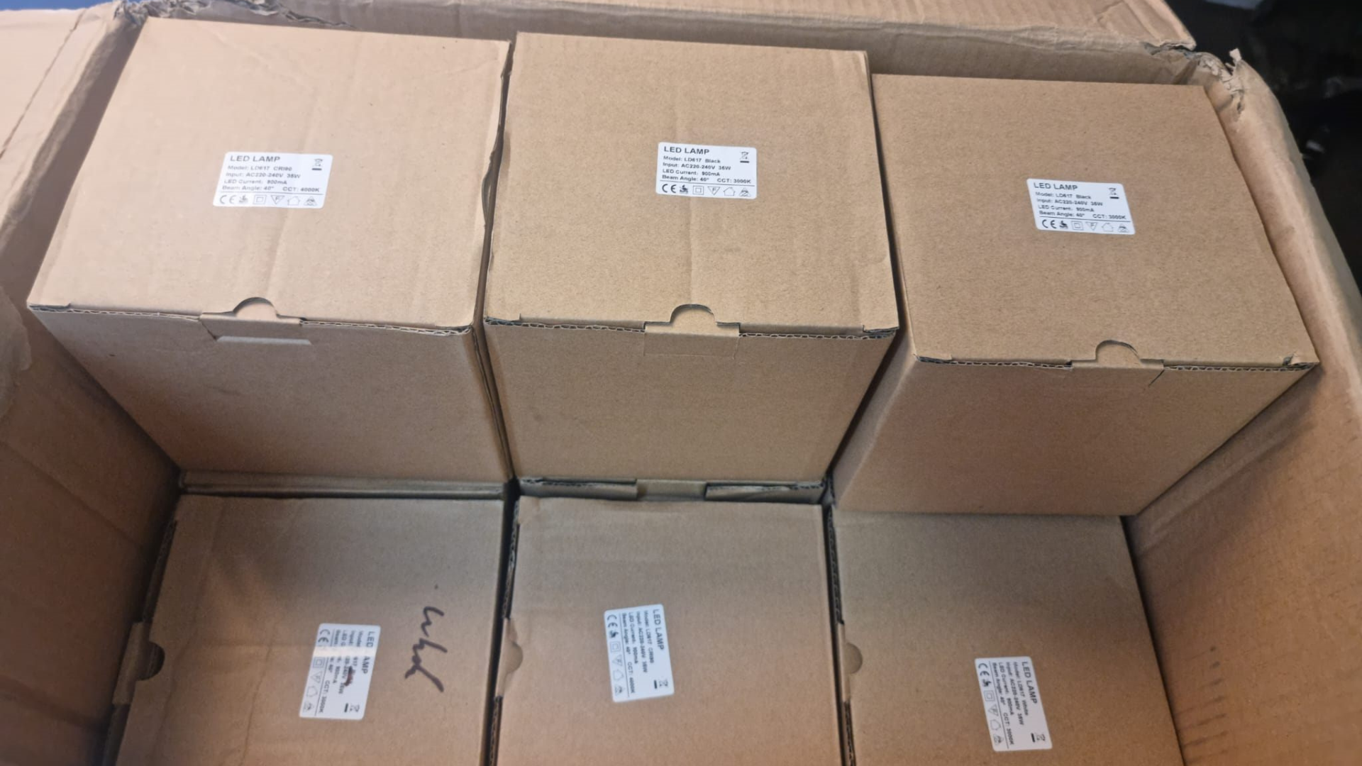 9 BRAND NEW 35W LED DOWNLIGHT WHITE